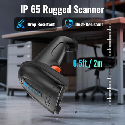 Tera Barcode Scanner 1D Wireless CCD: 2500 Pixel, Battery Indicator, T5100C