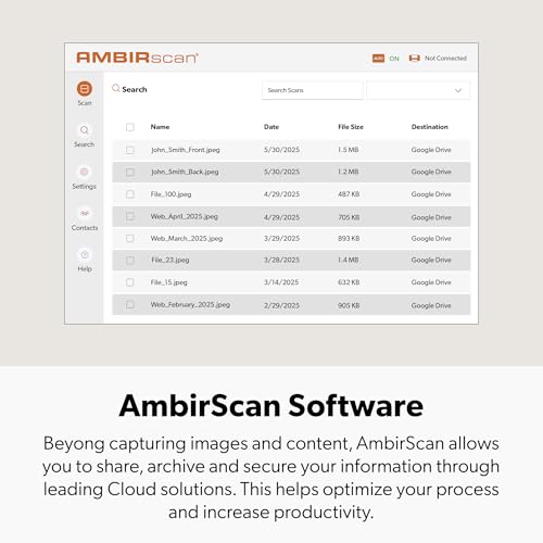 Ambir Technology PS667 Simplex A6 Card Scanner