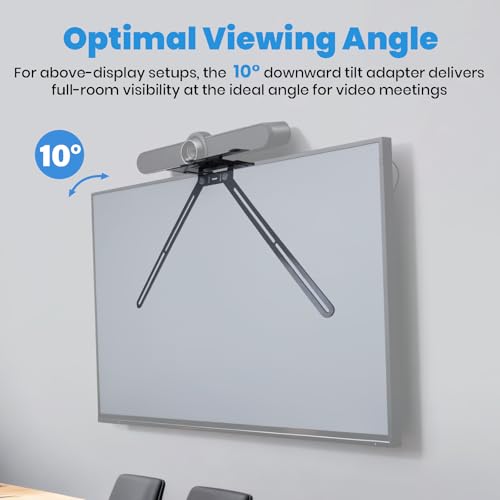 Mounting Bar for TV Mount,TV Mount for Logitech Video Conferencing System,Mounting Bracket Compatible with Logitech Rally Series(Bar, Bar Mini, Bar Huddle) & Rally Camera (Part Number: 952-000041),New