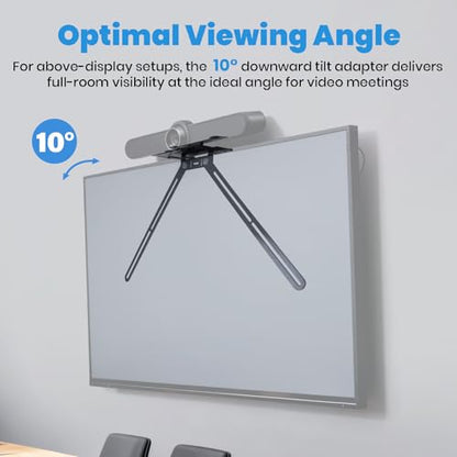 Mounting Bar for TV Mount,TV Mount for Logitech Video Conferencing System,Mounting Bracket Compatible with Logitech Rally Series(Bar, Bar Mini, Bar Huddle) & Rally Camera (Part Number: 952-000041),New