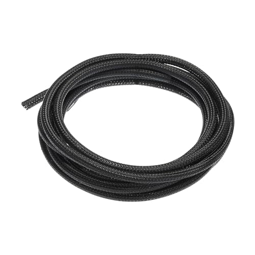 MECCANIXITY Cord Sleeve Cable Organizer 9.84 Ft - 1/4 Inch Wire Cover Protector for USB Cable TV Video Under Desk Wire Management - size: 1/4 Inch x 10 Ft