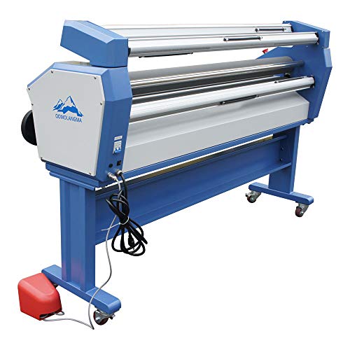 US Stock Wide Format Laminator 55in/63in Full-Auto Cold Laminating Machine With Trimmer - Roll to Roll Large Format (55 Inch)