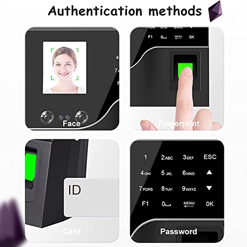 Time Clocks for Small Business,Clock in and Out Machine for Employees,Work Attendance Machine with Face Recognition,Fingerprint Scan,ID Card,for Employee Small Business