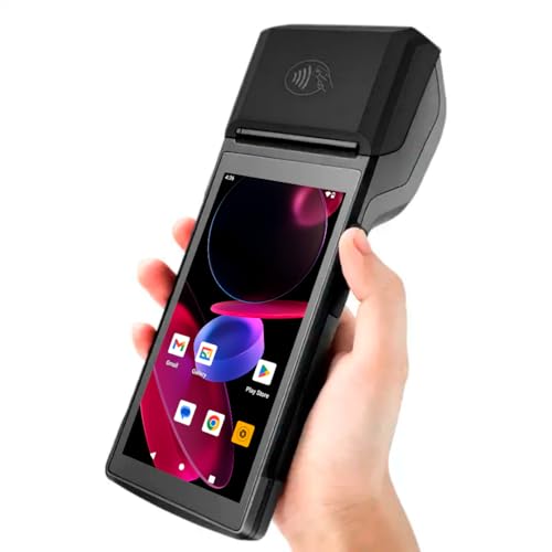 H10 Android 14 POS Terminal, 58mm Printer, Barcode Scanner, NFC - color: With Professional Scanner