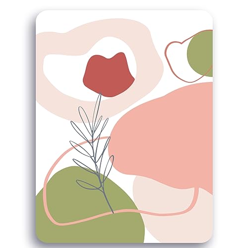 Audimi Small Mouse Pad 6 x 8 Inch, Mini Mouse Pad Thick for Laptop Wireless Mouse Home Office Travel, Portable & Washable (Cute Rose) - color: Rose