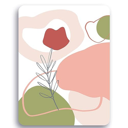 Audimi Small Mouse Pad 6 x 8 Inch, Mini Mouse Pad Thick for Laptop Wireless Mouse Home Office Travel, Portable & Washable (Cute Rose) - color: Rose