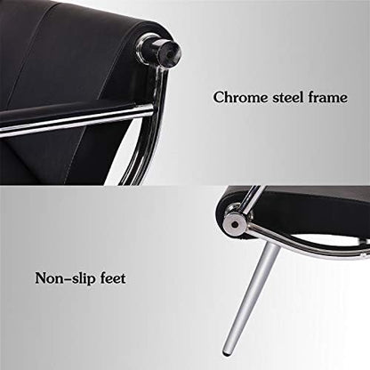 Kinsuite 4-Seat Waiting Room Chairs with PU Leather - 3Pcs Office Waiting Room Chair Reception Bench, for Airport Office Hospital School Bank, Black - size: 1-seat*2+2-seat