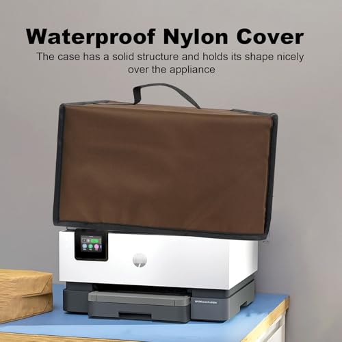 Printer Dust Cover for HP OfficeJet Pro 8125e / Pro 9125e Printers - color: Brown