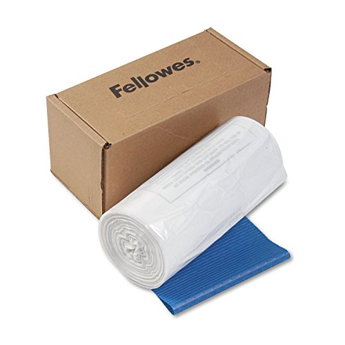 Fellowes Powershred Shredder Bags for 125/225/2250 Series Shredders, 50 Bags & Ties (36054) - size: 50 Count (Pack of 1)