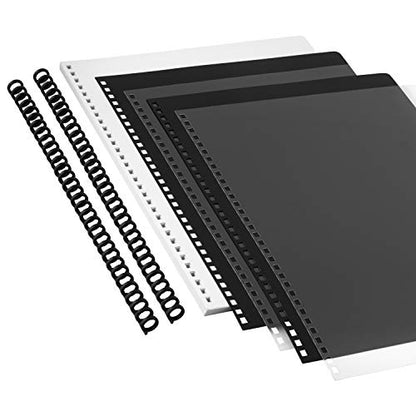 GBC ProClick The Do-It-Yourself Presentation Kit, Includes 5/16" Diameter Spines, Paper, Covers, 2 Kits per Pack (2515665) - size: True