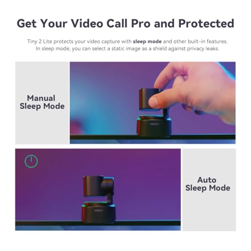 OBSBOT Tiny 2 Lite 4K PTZ Webcam AI-Tracking 1/2" CMOS - style: Tiny 2 lite
