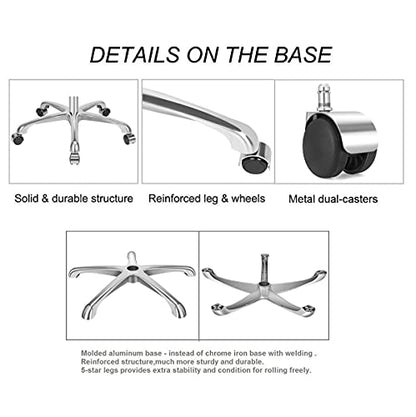 Kaleurrier Saddle Stool with Back Support: Rolling Saddle Chair with Wheels - color: Black, size: With Back