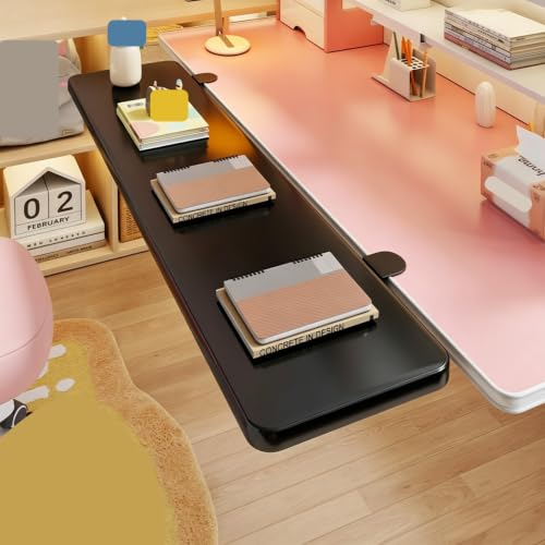 Ergonomics Desk Extender Tray, Foldable Keyboard Extender Tray Clamp On | Large Size Foldable Keyboard Extender, Computer Keyborad Tray, Desk Extension Board Armrest Support for Home and Office - color: Black, size: 90*20