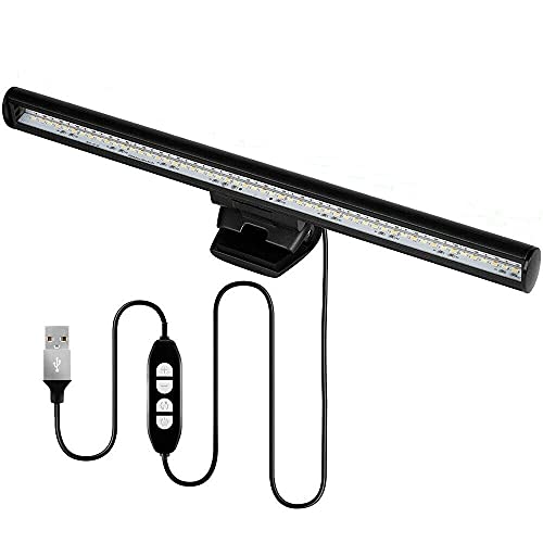 LED Screen Bar Light USB Computer Monitor Eye-Caring Reading Desk Lamp Dimmable for Home Office Desk Light