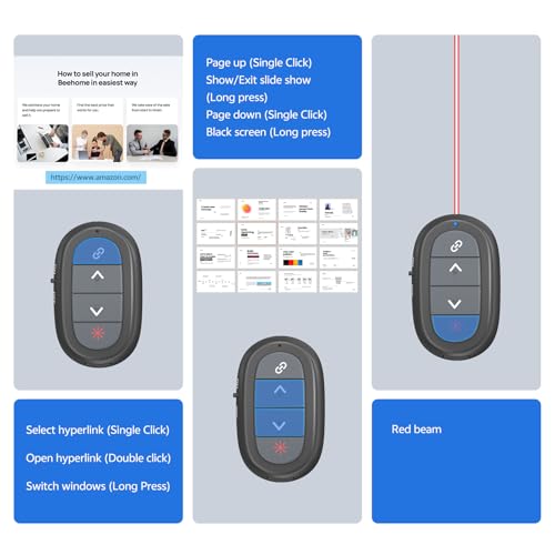 Finger Ring Presentation Clicker for Powerpoint Wireless Presenter