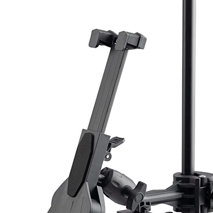 OnStage TCM1500 Tablet/Smartphone Holder (Setup for Tablets, Computers, E-Readers, Smartphones, and Phablets, Clamp Mount, Nonslip Padding, Adjustable Angle and Rotation, External Battery Holder) - style: Tablet/Smart Phone Holder