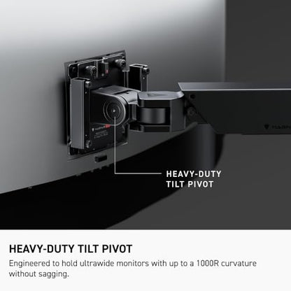 Secretlab Magnus Monitor Arm (Heavy Duty Edition) - for Ultrawide Monitors | Up to 57 inches, 18 to 35lbs - Includes Heavy Duty Tilt Pivot