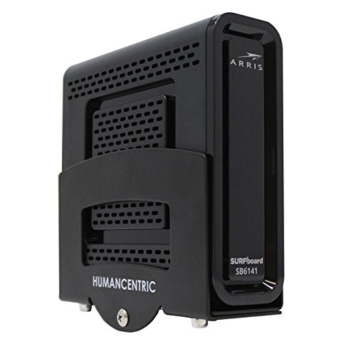 HumanCentric Cable Box & Modem Mount | Adjustable Wall Mount | For Small & Wide Devices, Cable Boxes, Modems, DVD Players, Streaming Media Devices, Mount Behind TV, Hardware Included - size: Small and Wide