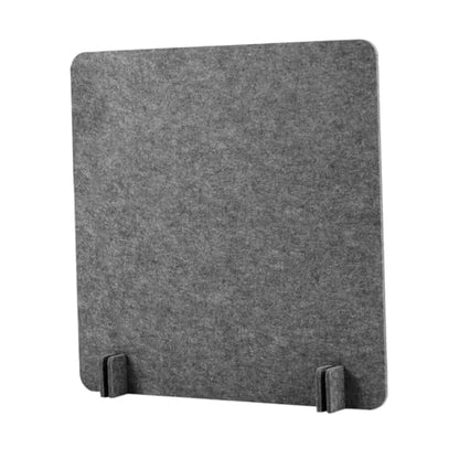 Acoustic Desk Divider Stand Up Privacy Partition Soundproof Felt Screen Lightweight Design Suitable for, Square Dark Gray - color: Square Dark Gray