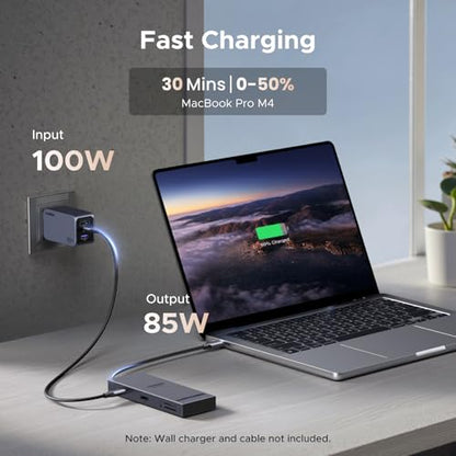 UGREEN Revodok Pro USB C Hub for Laptop 8 in 1 MacBook 4K 60Hz HDMI - size: USB C