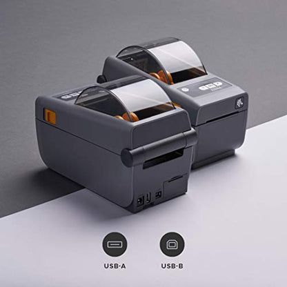 ZEBRA ZD410 Direct Thermal Desktop Monochrome Printer Print Width of 2 in USB Connectivity ZD41022-D01000EZ