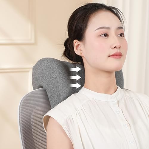 Headrest Cushion Attachment for Desk Computer Offices Chair Memory Foam Ergonomic Neck Pillow for Napping Sleep Neck Pillow