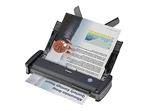 Canon imageFORMULA P-215II Mobile Document Scanner, Black, 1.6" x 11" x 3.7"