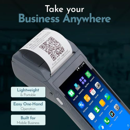 Q2i Mobile POS Terminal, Android 11, 58mm Printer, 2GB RAM 16 ROM