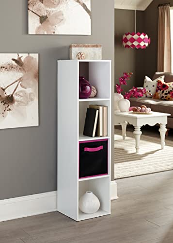Closetmaid 4 Cube Stackable Storage, White - color: White, size: 4-Cube