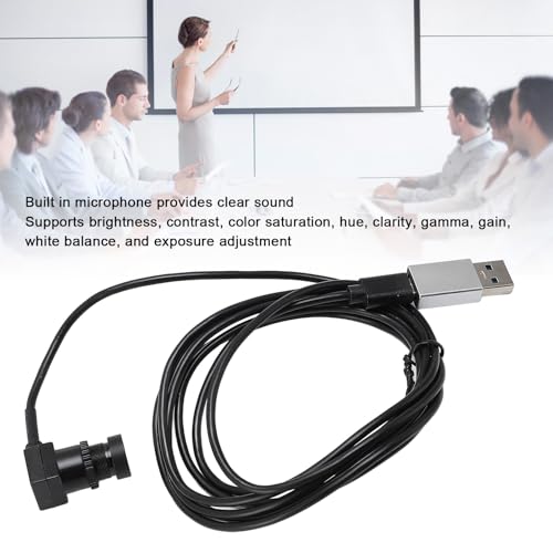 Zopsc USB C Webcam 1080P with Microphone, 30FPS Auto Low Light Correction, Plug and Play Camera for Laptop/Smartphone.