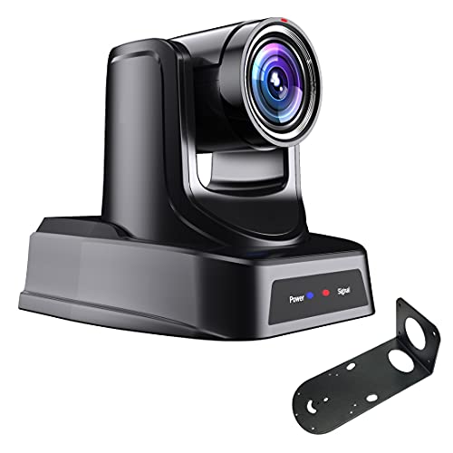 SMTAV PTZ Camera with 3G-SDI,HDMI and IP Streaming Outputs,20X Optical Zoom,Broadcast Live Streaming Camera for Conference,Events,Church and School etc