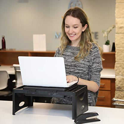 Loddie Doddie Lap Desk, Folding Desk, Bed Table, Black, 9.75"x12" - color: Black