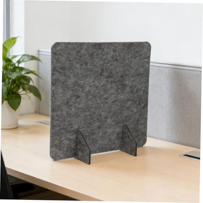 2pcs Freestanding Felt Desk Divider Privacy Panels for Office and Schools, 15.75x6 Inch Tabletop Partition Boards with Crack-Resistant Material and Modern Simple Aesthetic Design