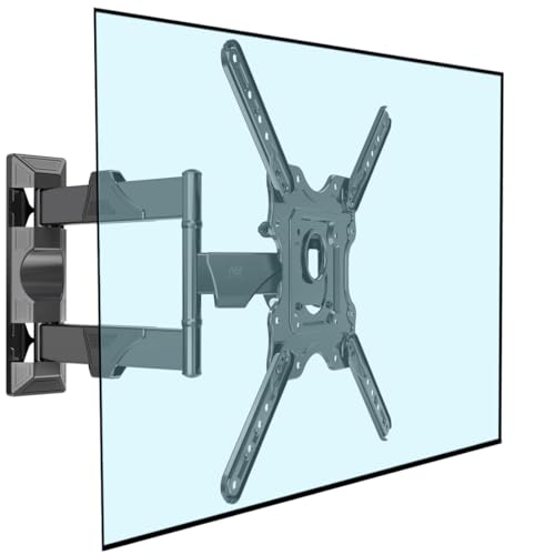NB North Bayou TV Wall Mount, Full Motion TV Wall Bracket for Most 32-55 Inch TV/Flat Screen/LED/Monitors, Swivel Tilt with Articulating Arms, Rotating, Max VESA 400x400mm up to 60lbs