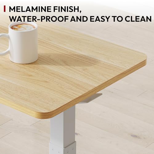 SANODESK 28''Mobile Standing Desk with Hidden Wheels,Pneumatic Laptop Desk | Sofa Computer Cart Movable Height Adjustable Table Small Sit Stand Desk for Home Office Hospital Use,27.6" W x 15.7" D,Maple - color: Maple, size: 28x16