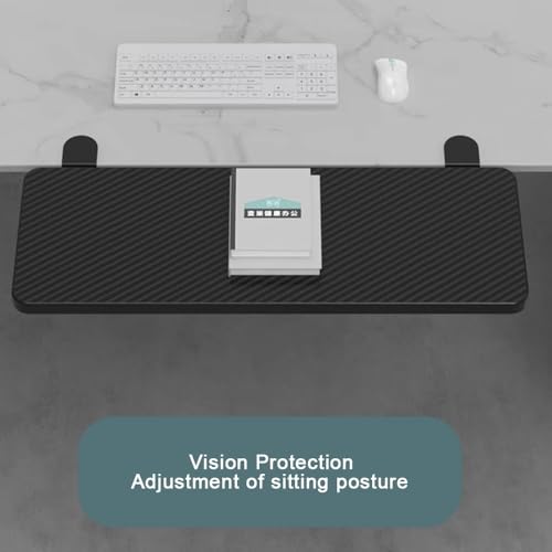 Desk Extender Tray 90° Collapsible Countertop Extension Clamp On Computer Armrest Shelf Ergonomics Keyboard Platform 25in 30in(Pink,30"/75cm)