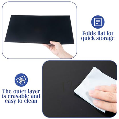 24 Pcs Privacy Folders for Students Testing, Stylish, Black - color: Black, style: Stylish