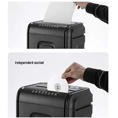 Office Supplies Chippers Shredder,Cross-Cut Paper, CD/DVD, and Credit Card with gallons Pullout Basket, Black