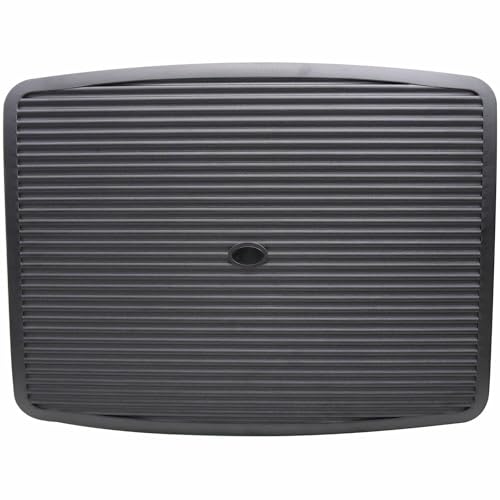 Lorell Ergonomic Rocking Footrest, 17.6" x 13.8" x 3.5", Plastic, Black