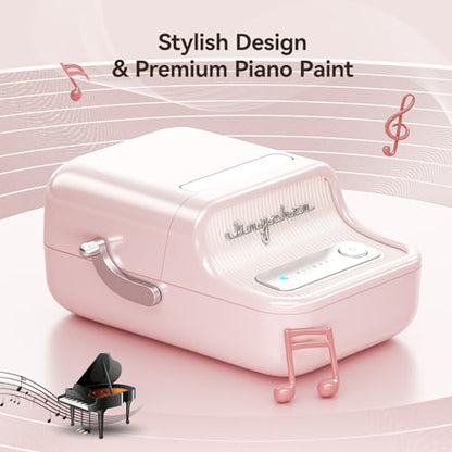 NIIMBOT B21 Label Maker, 2 Inch Bluetooth Thermal Label Printer, Pink | Retro Sticker Printer, for Address, Logo, Canning Jar, Candle, Mailing,Gift, Compatible with Phones and PC - color: Pink