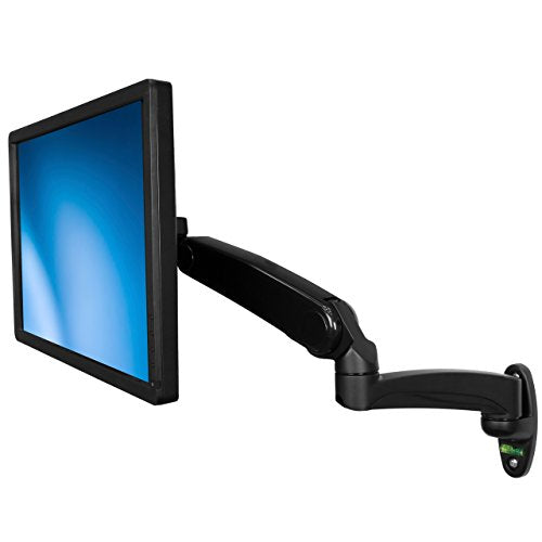 StarTech Wall Mount Monitor Arm 12in to 34in up to 19.8lb/9kg, VESA, Black - color: Black, style: Full-Motion