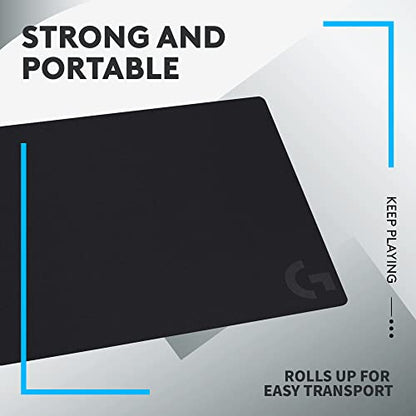 Logitech G240 Cloth Gaming Mouse Pad (340x280x1) - Black - size: M, style: Cloth