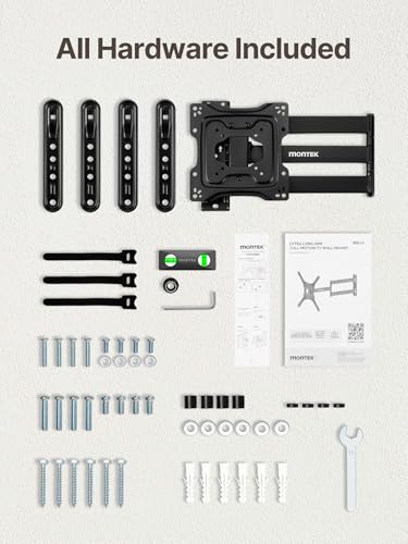 monTEK 29 Inch Long Arm TV Wall Mount for 23-65 Inch TVs | Long Extension TV Mount, Swivel&Tilt&Leveling, Full Motion Wall Mount TV Bracket, Max VESA 400 x 400mm, Up to 77 lbs - size: 23"-65" TV / 29" Long Arm