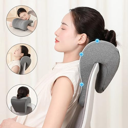 Headrest Cushion Attachment for Desk Computer Offices Chair Memory Foam Ergonomic Neck Pillow for Napping Sleep Neck Pillow