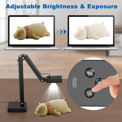 8MP USB Document Camera for Teachers and Classroom, Auto Focus 4K Doc Cam