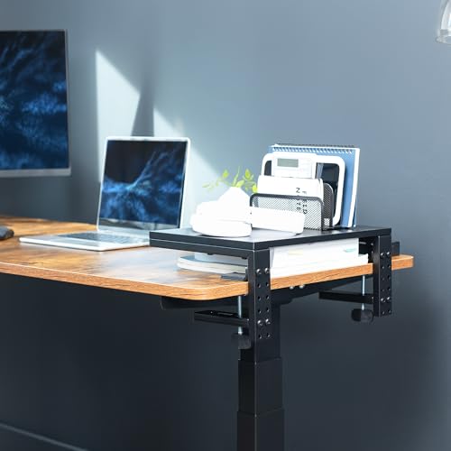 VIVO Black Clamp-on 15 in Desk Extension Shelf, DESK-SHELF15B - size: 15"