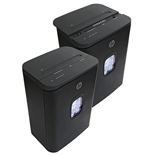 HP - Micro Cut Paper Shredder, 16-Sheet with Slide Top for Office - size: 16 Sheet