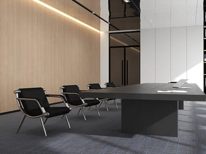 Kinsuite 1-seat Waiting Room Chairs - 6pcs Office Reception Chairs for Salon Barber Bench Airport Bank Hall PU Leather, Black - size: 1-seat*6