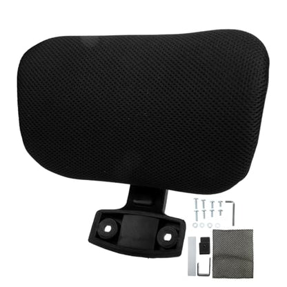 SHERCHPRY Adjustable Office Chair Headrest, Chair Headrest, Lift Head Cushion, Attachment Neck Support for Ergonomic Executive s Black