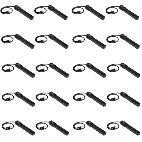 Amazon Basics 6-Outlet Surge Protector Power Strip with 200J Protection, Circuit Breaker, 2ft Extension Cord, Black, 20-Pack - color: Black, size: 20 Pack, style: 200 Joule